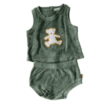 Ensemble en éponge vert LULU CASTAGNETTE – 6M