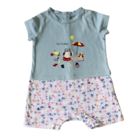 Combishort bleu ciel SERGENT MAJOR – 6M