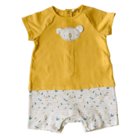 Combishort jaune koala ORCHESTRA – 6M