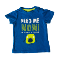 T-shirt bleu ‘Feed me now’ ORCHESTRA – 3M