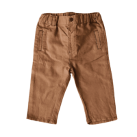 Pantalon lin marron uni  ORCHESTRA – 6M