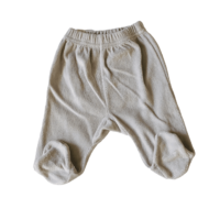 Pantalon velours pied fermé gris motif nuage PICCO MINI – 0M