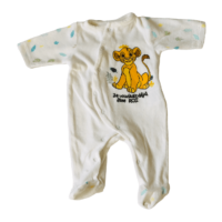 Pyjama velours Simba  DISNEY BABY – 0M